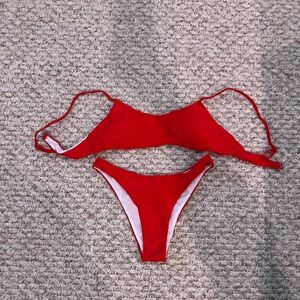 Red Bikini Set